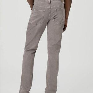 Paige Lennox slim-fit Transcend denim jean in a grey color. size 31